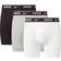 Nike Everyday Essentials Cotton Stretch Boxer 3-pack - White/Gray Heather/Black