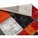 KM Home London Square Rød, Orange 133x190cm