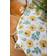 Sagaform Eden Rund Vaxad Duk 180 cm Gul Mix Bordsduk Gul (180x180cm)