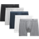 Lululemon Always In Motion Boxer 5" 5-pack - Black/White/True Navy/Heathered Silver Drop/Heathered Solar Grey
