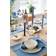 Sagaform Eden Denim Servett 45x45 cm 2-pack Blå Tygservett Blå (45x45cm)