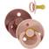 Bibs Colour Sut Naturgummi Str. 2 6-18m 2-pak