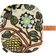 Marimekko Pieni Tiara Bomuld Grøn Grydelap Beige, Grøn, Orange (25x22cm)
