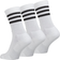 adidas 3-Stripes Cushioned Crew Socks 3-pairs - White/Black (HT3458)