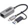 StarTech USB-C to Ethernet Adapter with USB-A Adapter