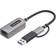 StarTech USB-C to Ethernet Adapter with USB-A Adapter