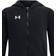 Under Armour Rival Fleece Full-Zip Hoodie - Black/White