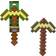 Mattel Minecraft Gold Pickaxe JCV18