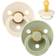 Bibs Colour Pacifier Latex Round Size 2 2-pack Sage/Ivory