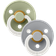 Bibs Colour Glow Pacifier Latex Round Size 2 2-pack Sage/Cloud