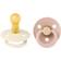 Bibs Colour Pacifier Latex Round Size 2 2-pack Ivory/Blush