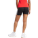 adidas Women Essentials 3 Stripes High Waisted Biker Shorts - Black/White