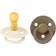 Bibs Colour Pacifier Latex Round Size 2 2-pack Dark Oak/Ivory