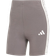 adidas Women Essentials 3 Stripes High Waisted Biker Shorts - Purple/White