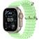 Apple 49mm Ocean Band Neon Green for Natural Titanium Finish