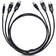 StarTech 2xDisplayPort 1.2/USB A 3.2 - 2xDisplayPort 1.2/USB B 3.2 M-M 1.8m