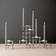 Stoff By Uyuni Kertelys LED-lys 20cm 2stk