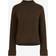 Gina Tricot Folded Sleeve Knitted Sweater - Brun