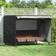 vidaXL Outdoor Swing Cover Black 220 x 125 x 170 cm