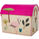 Rice Raffia Toy Baskets Set of 3 Jungle Theme Pink