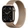 Apple Watch Series 11, Titanium, 42mm, GPS + Cellular, Milanese Loop Gold