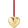 Georg Jensen 2025 Heart 18Kt Guldpläterat Rostfritt Stål W55 x H56 x D22 mm Julgranspynt 5.6cm