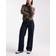 New Look Adalae High Waisted Wide Leg Jeans - Navy