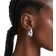 Swarovski Ariana Grande Hoop Earrings - Silver/Transparent