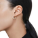 Swarovski Matrix Heart Small Hoop Earrings - Gold/Transparent