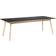FDB Møbler C35C Pewter/Natural/Matt Lacquered Dining Table 95x220cm