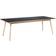 FDB Møbler C35C Pewter/Natural/Matt Lacquered Dining Table 95x220cm