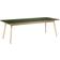 FDB Møbler C35C Natural/Olive Dining Table 95x220cm