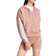 adidas Women Essentials 3 Stripes French Terry Quarter Zip Hoodie - Warm Clay/White