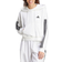 adidas Women Essentials 3 Stripes French Terry Quarter Zip Hoodie - White/Black