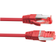 Lindy S/FTP Cat6 PVC RJ45 - RJ45 M-M Red 10m