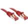Lindy S/FTP Cat6 PVC RJ45 - RJ45 M-M Red 10m