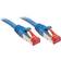 Lindy S/FTP Cat6 PVC RJ45 - RJ45 M-M Blue 10m