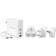 HyperDrive HyperJuice 140W PD 3.1 USB-C GaN Charger with Adapters White