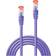 Lindy S/FTP Cat6 PVC RJ45 - RJ45 M-M Purple 10m