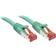 Lindy S/FTP Cat6 PVC RJ45 - RJ45 M-M Green 10m