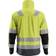 Snickers Workwear 1230 AllroundWork High-Vis Softshell Jacket - High-Vis Yellow/Steel Grey