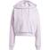 adidas Women Essentials 3 Stripes French Terry Quarter Zip Hoodie - Lavender