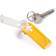 Durable Nyckelbricka Key Clip 6 st Gul