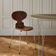 Fritz Hansen Myren Dark Stained Oak Veneer Kitchen Chair 81cm