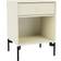 Montana Furniture Dream with Legs Vanilla/Black Bedside Table 30x35.4cm
