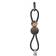 Kay Bojesen Bird keychain - Silver/Black