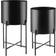tectake Plant Stand Mine Set Of 2 Powder-Coated Steel