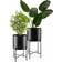 tectake Plant Stand Mine Set Of 2 Powder-Coated Steel