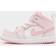 Jordan 1 Mid Girls Toddler Trainers - White Pink