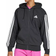 adidas Essentials French Terry Full-zip Hoodie - Sort/Hvid